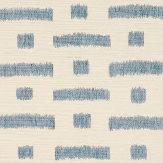 5017590 Schumacher Abstract Ikat Sisal Grasscloth Unpasted Wallpaper Detail at Say Decor