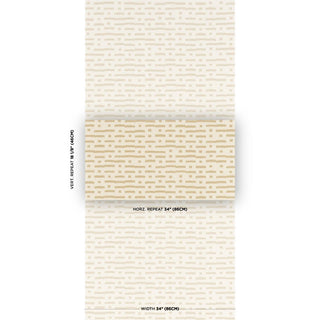 5017591 Schumacher Abstract Ikat Sisal Grasscloth Unpasted Wallpaper Scale at Say Decor