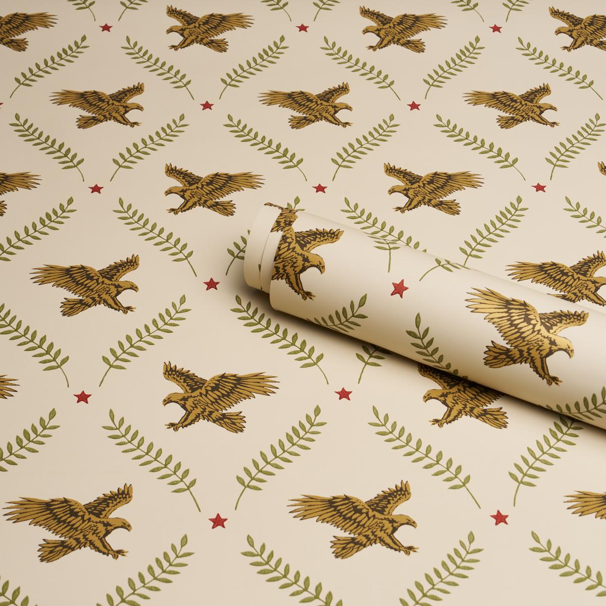 5017740 Schumacher Lolaire Eagle Unpasted Wallpaper Roll at Say Decor