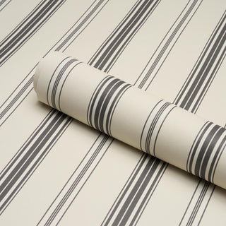 5018195 Schumacher Coco Stripe Unpasted Wallpaper roll at Say Decor