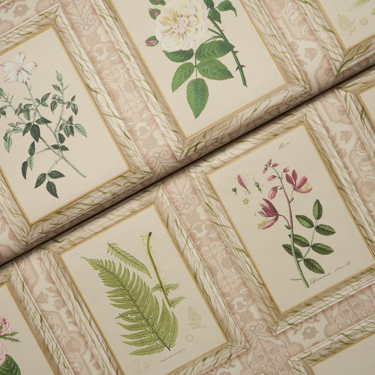 5018310 Schumacher Garden's Trust Floral Unpasted Wallpaper roll at Say Decor