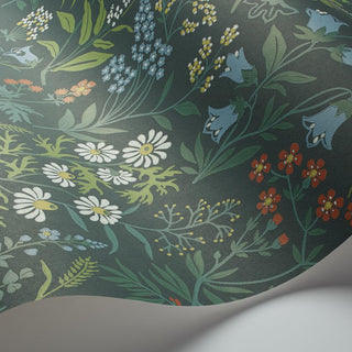5474 Spruce Boråstapeter Flora Unpasted Wallpaper Roll at Say Decor