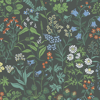 5474 Spruce Boråstapeter Flora Unpasted Wallpaper at Say Decor