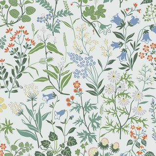 5475 Ivory Boråstapeter Flora Unpasted Wallpaper at Say Decor
