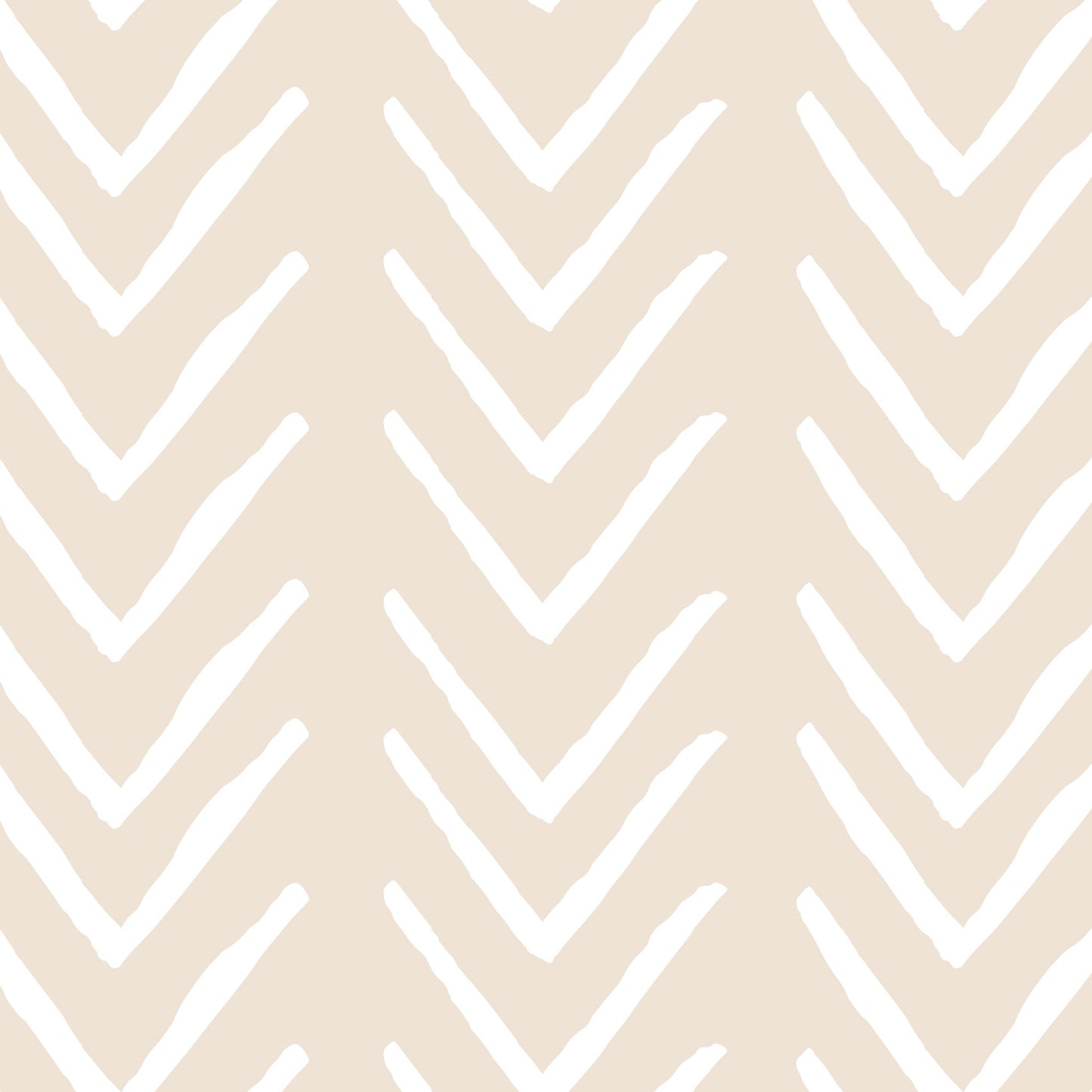 chevron peel and stick wallpaper from Loomwell Home Goods