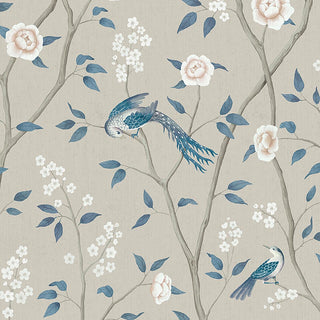 6143 Boråstapeter Paradise Birds Chinoiserie Unpasted Wallpaper at Say Decor