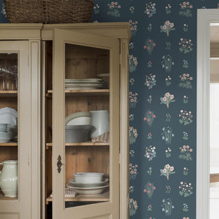 6952 Boråstapeter Ängsflora Unpasted Wallpaper Dining Room at Say Decor