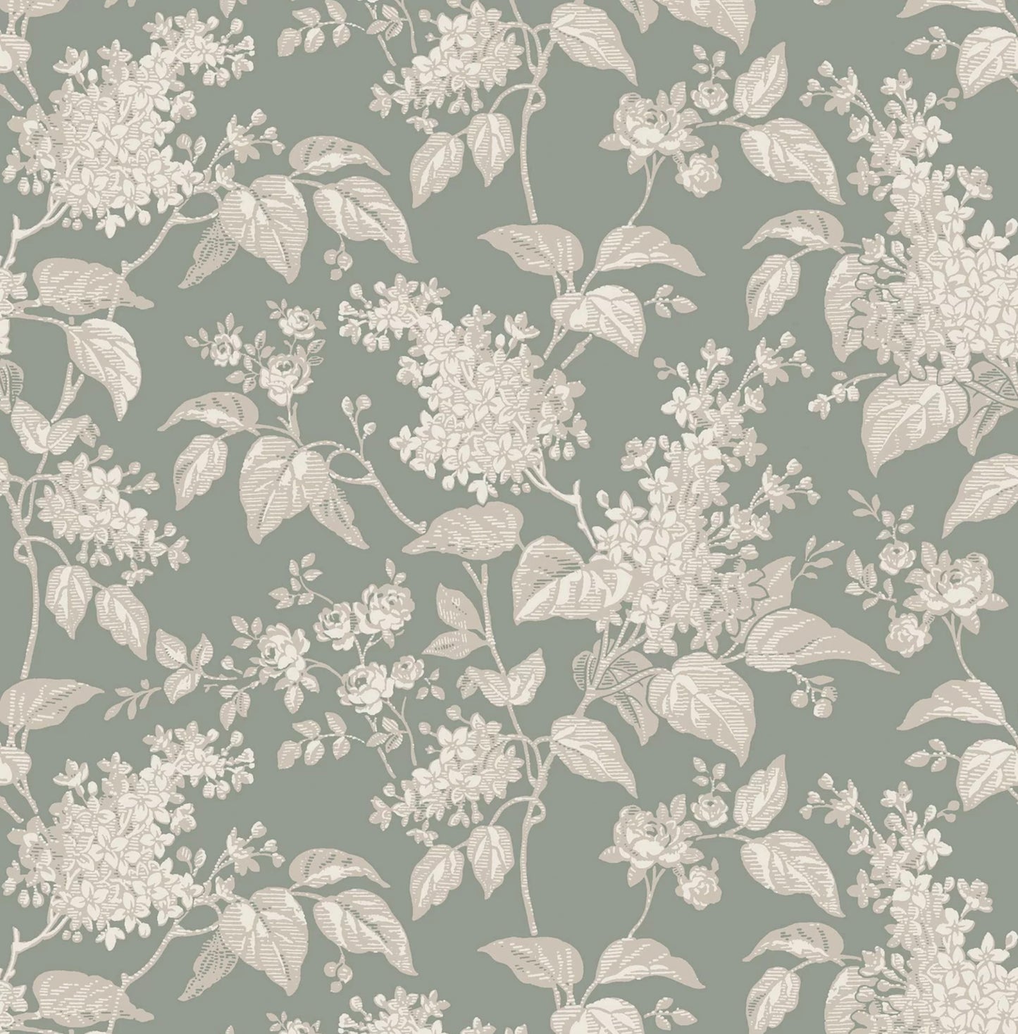 6963 Boråstapeter Syren Botanical Unpasted Wallpaper at Say Decor