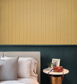 802940WR Bali Basket peel and stick wallpaper bedroom from Tommy Bahama Home