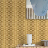 802940WR Bali Basket peel and stick wallpaper living room from Tommy Bahama Home