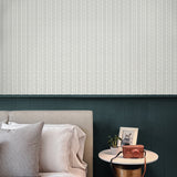 802941WR Bali Basket peel and stick wallpaper bedroom from Tommy Bahama Home