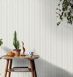 802941WR Bali Basket peel and stick wallpaper accent from Tommy Bahama Home