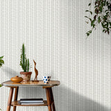 802941WR Bali Basket peel and stick wallpaper accent from Tommy Bahama Home