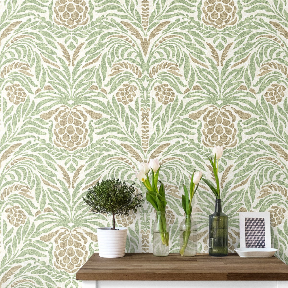 
                  
                    802952WR Bondi Batik peel and stick wallpaper room from Tommy Bahama Home
                  
                