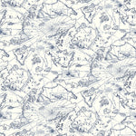 802960WR Charted Course peel and stick wallpaper from Tommy Bahama