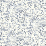 802960WR Charted Course peel and stick wallpaper from Tommy Bahama
