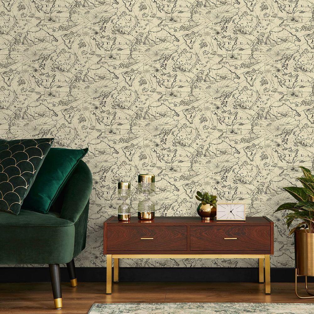 
                  
                    802961WR Charted Course peel and stick wallpaper living room from Tommy Bahama
                  
                