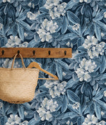 802970WR Darwin Floral peel and stick wallpaper decor from Tommy Bahama