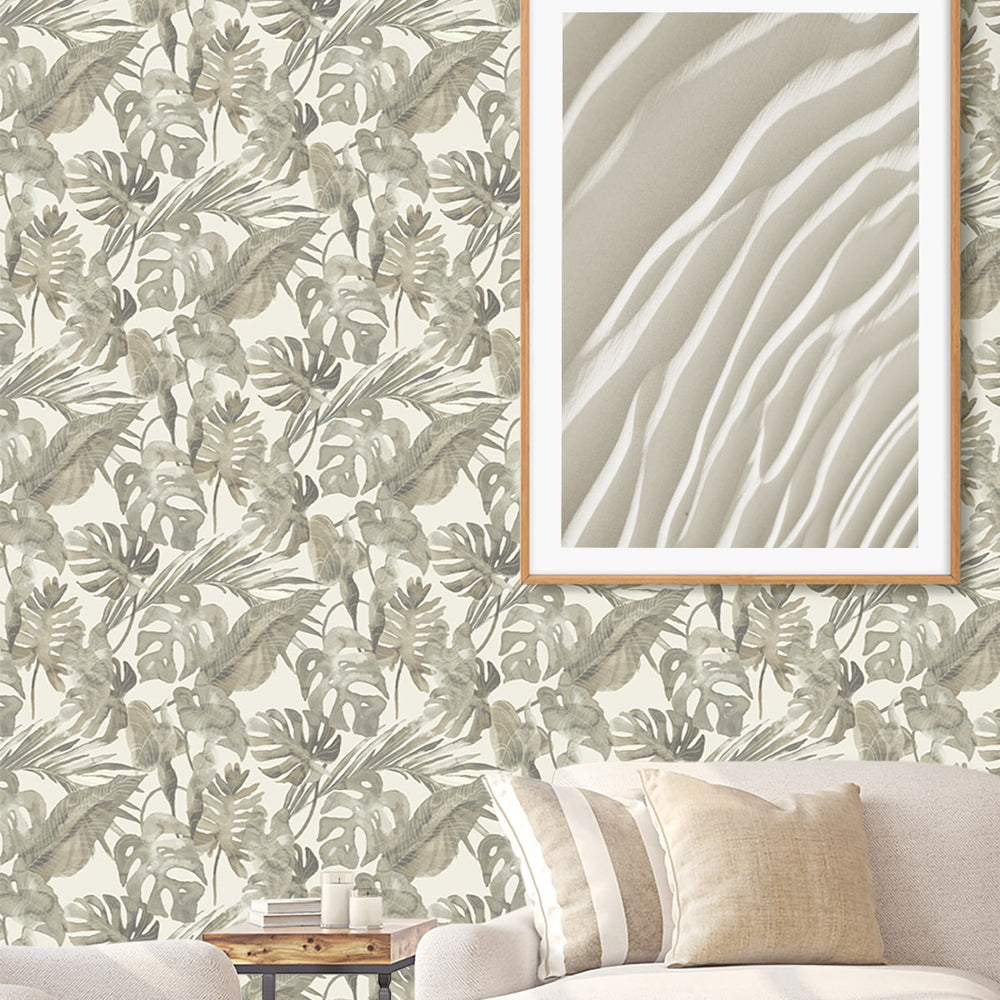 
                  
                    802991WR leaf peel and stick wallpaper living room from Tommy Bahama
                  
                