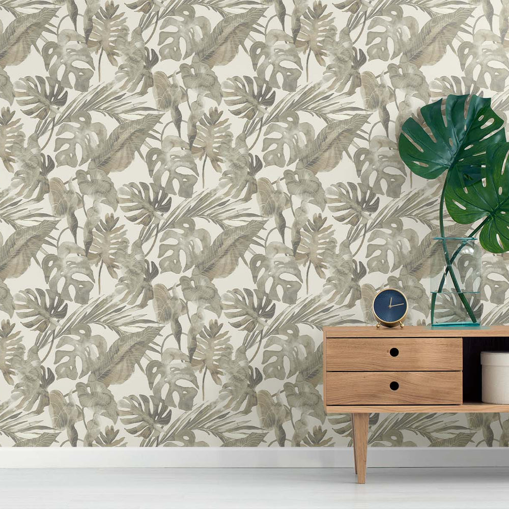 
                  
                    802991WR leaf peel and stick wallpaper entryway from Tommy Bahama
                  
                