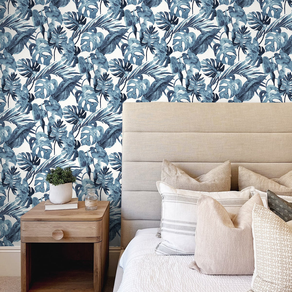 
                  
                    802992WR leaf peel and stick wallpaper bedroom from Tommy Bahama
                  
                