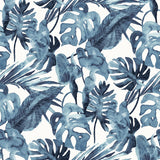 802992WR leaf peel and stick wallpaper from Tommy Bahama