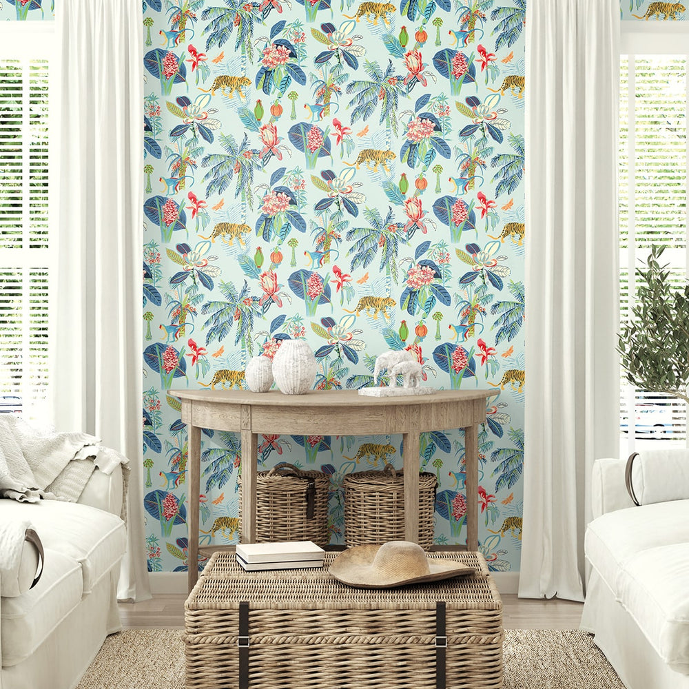 
                  
                    803010WR Heavenly Kingdom jungle peel and stick wallpaper decor from Tommy Bahama Home
                  
                