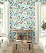 803010WR Heavenly Kingdom jungle peel and stick wallpaper decor from Tommy Bahama Home