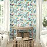 803010WR Heavenly Kingdom jungle peel and stick wallpaper decor from Tommy Bahama Home