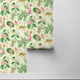 803011WR Heavenly Kingdom jungle peel and stick wallpaper roll from Tommy Bahama Home