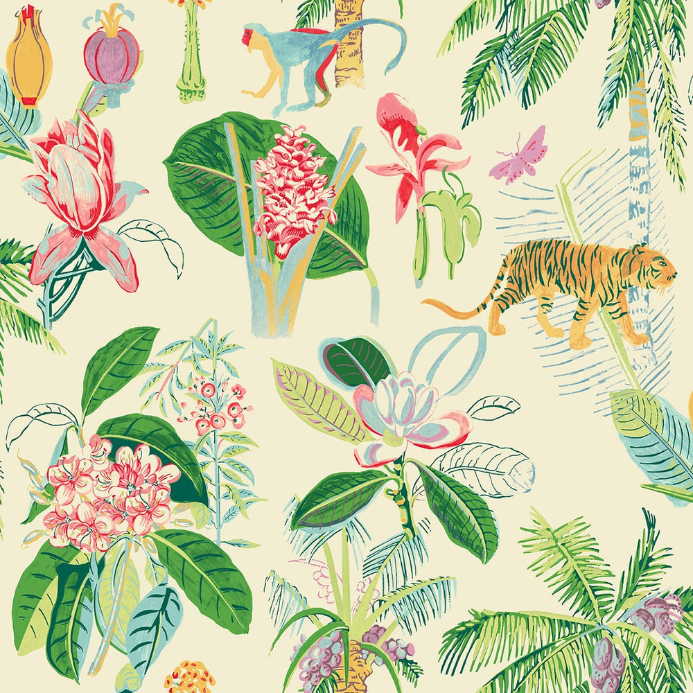 
                  
                    803011WR Heavenly Kingdom jungle peel and stick wallpaper from Tommy Bahama Home
                  
                
