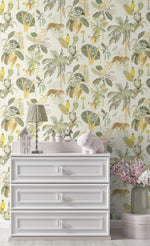 803012WR Heavenly Kingdom jungle peel and stick wallpaper nursery from Tommy Bahama Home