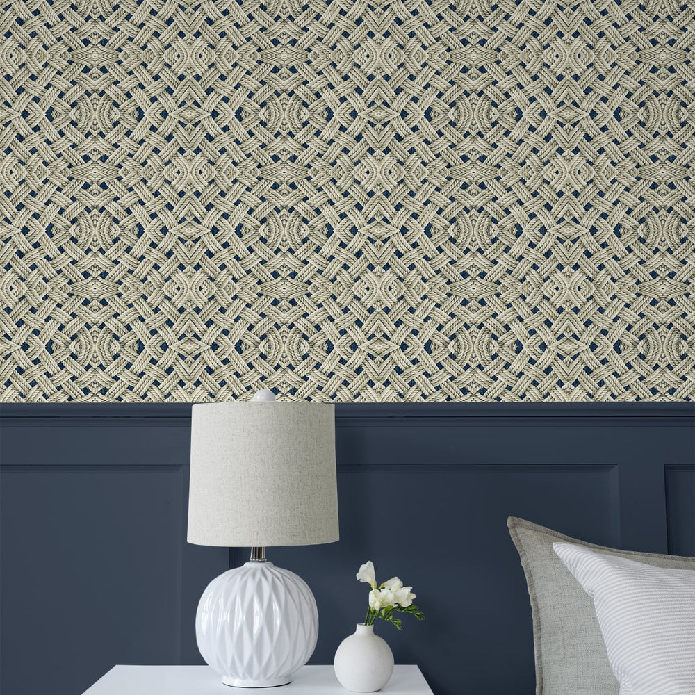 
                  
                    803030WR rope peel and stick wallpaper bedroom from Tommy Bahama
                  
                
