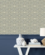 803030WR rope peel and stick wallpaper accent from Tommy Bahama