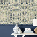803030WR rope peel and stick wallpaper accent from Tommy Bahama