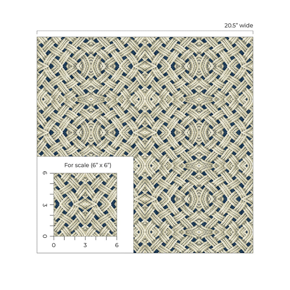 
                  
                    803030WR rope peel and stick wallpaper scale from Tommy Bahama
                  
                