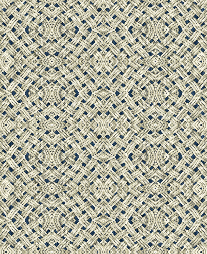 803030WR rope peel and stick wallpaper from Tommy Bahama