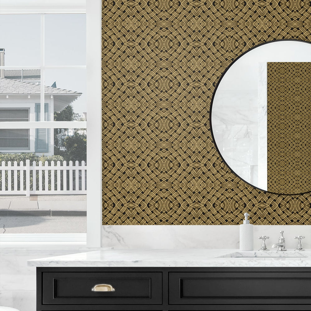 
                  
                    803031WR rope peel and stick wallpaper bathroom from Tommy Bahama
                  
                