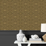 803031WR rope peel and stick wallpaper accent from Tommy Bahama