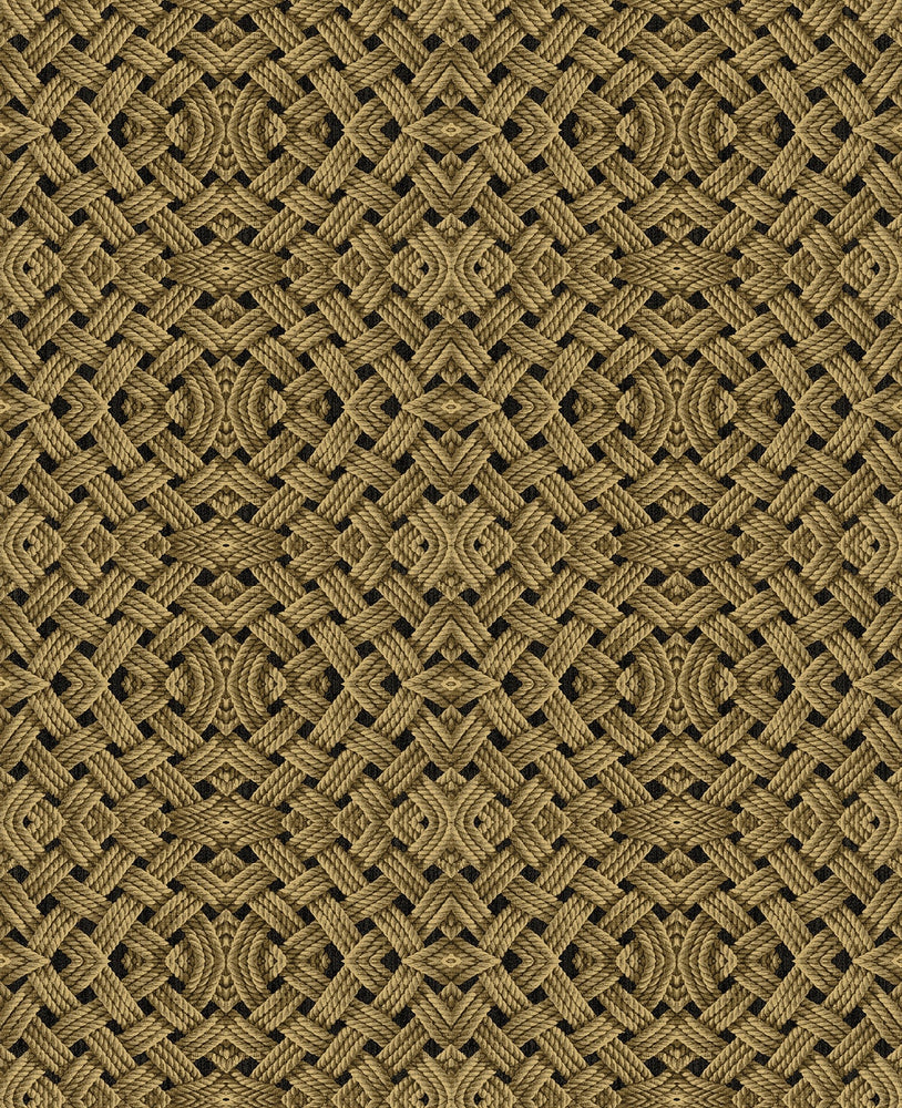 803031WR rope peel and stick wallpaper from Tommy Bahama