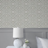 803032WR rope peel and stick wallpaper bedroom from Tommy Bahama