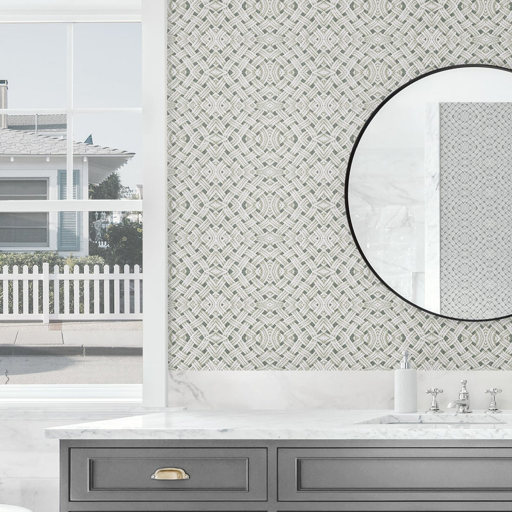 
                  
                    803032WR rope peel and stick wallpaper bathroom from Tommy Bahama
                  
                