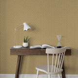 803041WR rope peel and stick wallpaper office from Tommy Bahama
