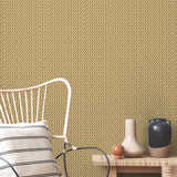 803041WR rope peel and stick wallpaper living room from Tommy Bahama