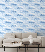 803050WR cloud peel and stick wallpaper decor from Tommy Bahama