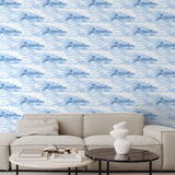 803050WR cloud peel and stick wallpaper decor from Tommy Bahama