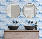 803050WR cloud peel and stick wallpaper bathroom from Tommy Bahama