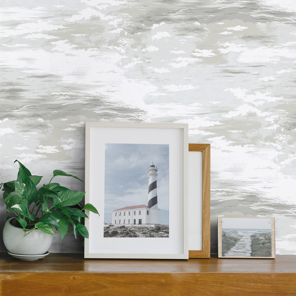 
                  
                    803051WR cloud peel and stick wallpaper accent from Tommy Bahama
                  
                