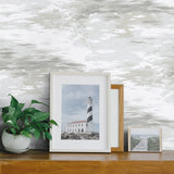 803051WR cloud peel and stick wallpaper accent from Tommy Bahama