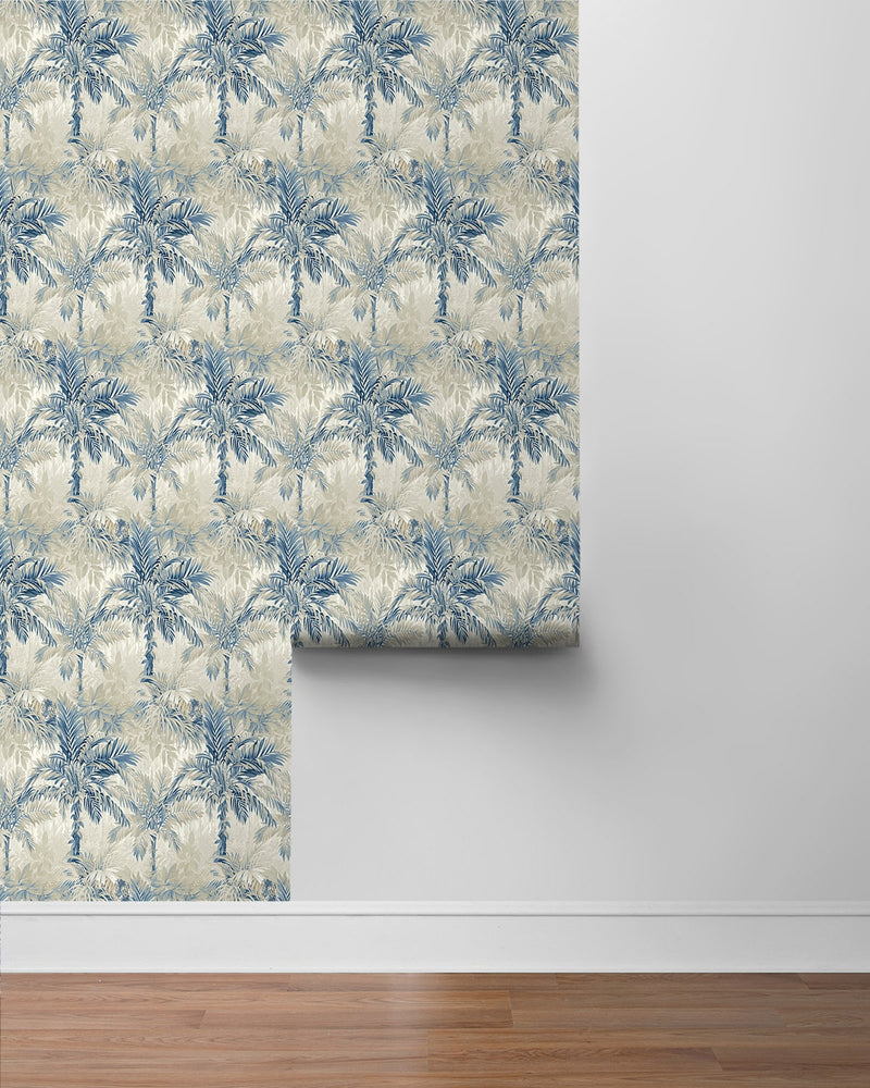 880020WR Cat Island botanical peel and stick wallpaper roll from Tommy Bahama Home